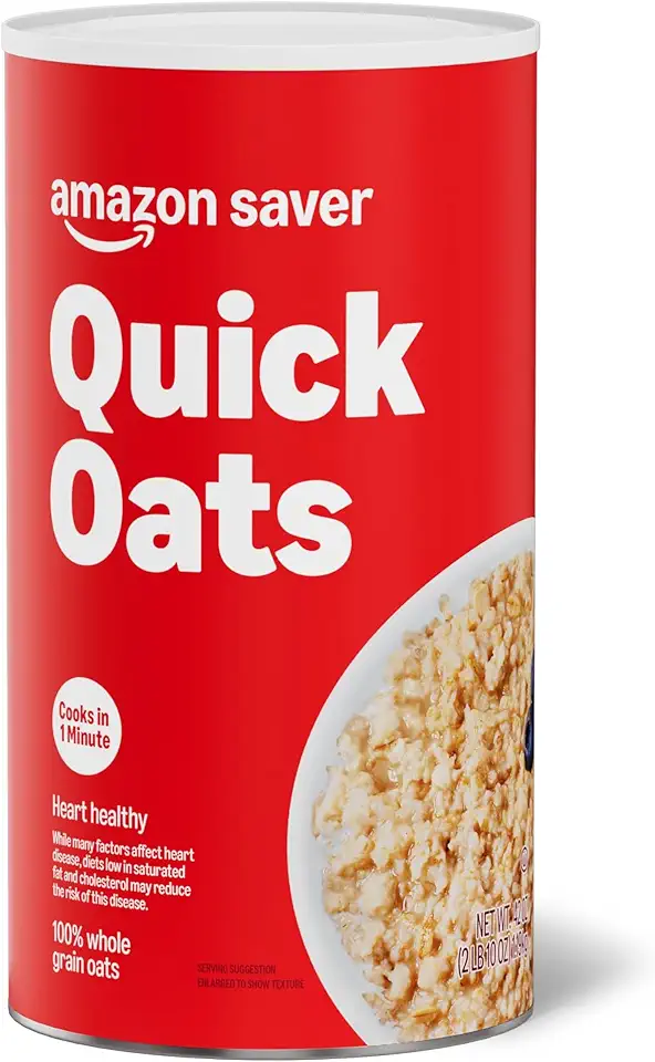 Amazon Saver, Quick Oats, 42 Oz (Previously Happy Belly, Packaging May Vary)