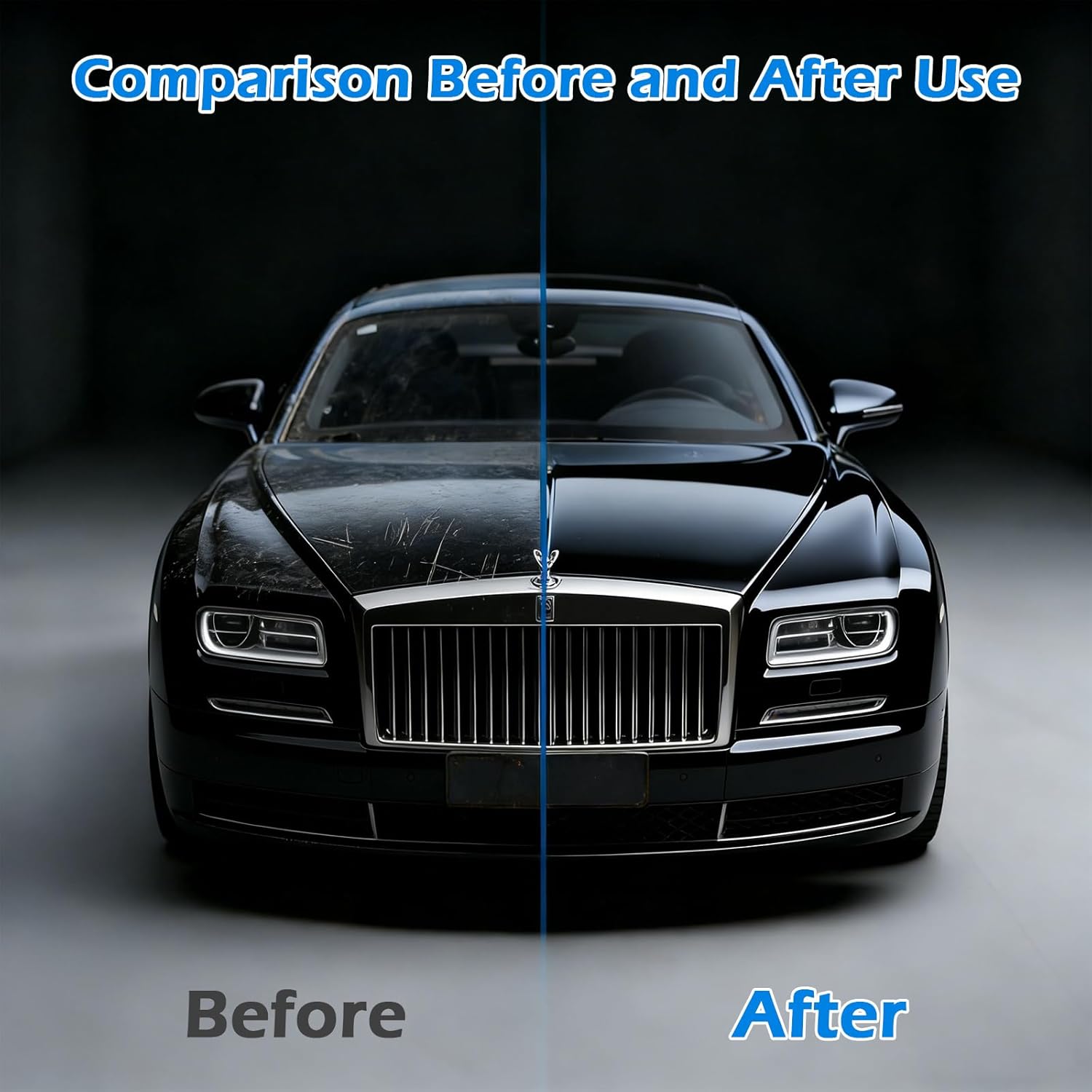 2 Pack Quick Effect Coating Agent for Car - 2026 Upgrade Car Coating Spray, Scratch Repair, Oil Film Removal,Helps Refresh Exterior Gloss & Reduce Surface Buildup (Blue) (Black) - Image 3