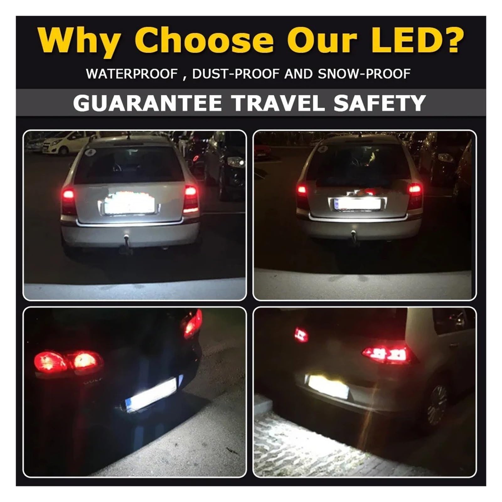 Iluminación De Matrícula Para VW Para Golf 3 Variant Para Jetta Para Vento Para A3 Gol 2/3 Iluminación Lámpara Placa Matrícula 1U Luz LED En Forma Número
