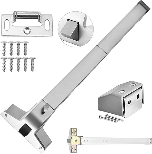 Happybuy Empuje el dispositivo comercial de la salida del pánico de la barra de emergencia conveniente para la puerta