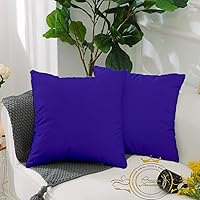 Vista 62 de Crown Collection Juego de 2 fundas de almohada blancas lisas tamaño Queen, hipoalergénicas de 600 hilos, 100% algodón egipcio, fundas de almohada