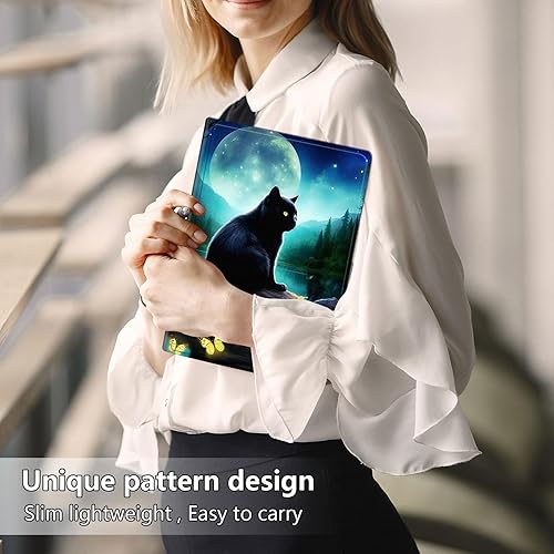 Miniatura 7 de Funda diseñada para Microsoft Surface Pro 11109, protección ligera, múltiples ángulos, piel sintética, delgada, con función de encendido y apagado