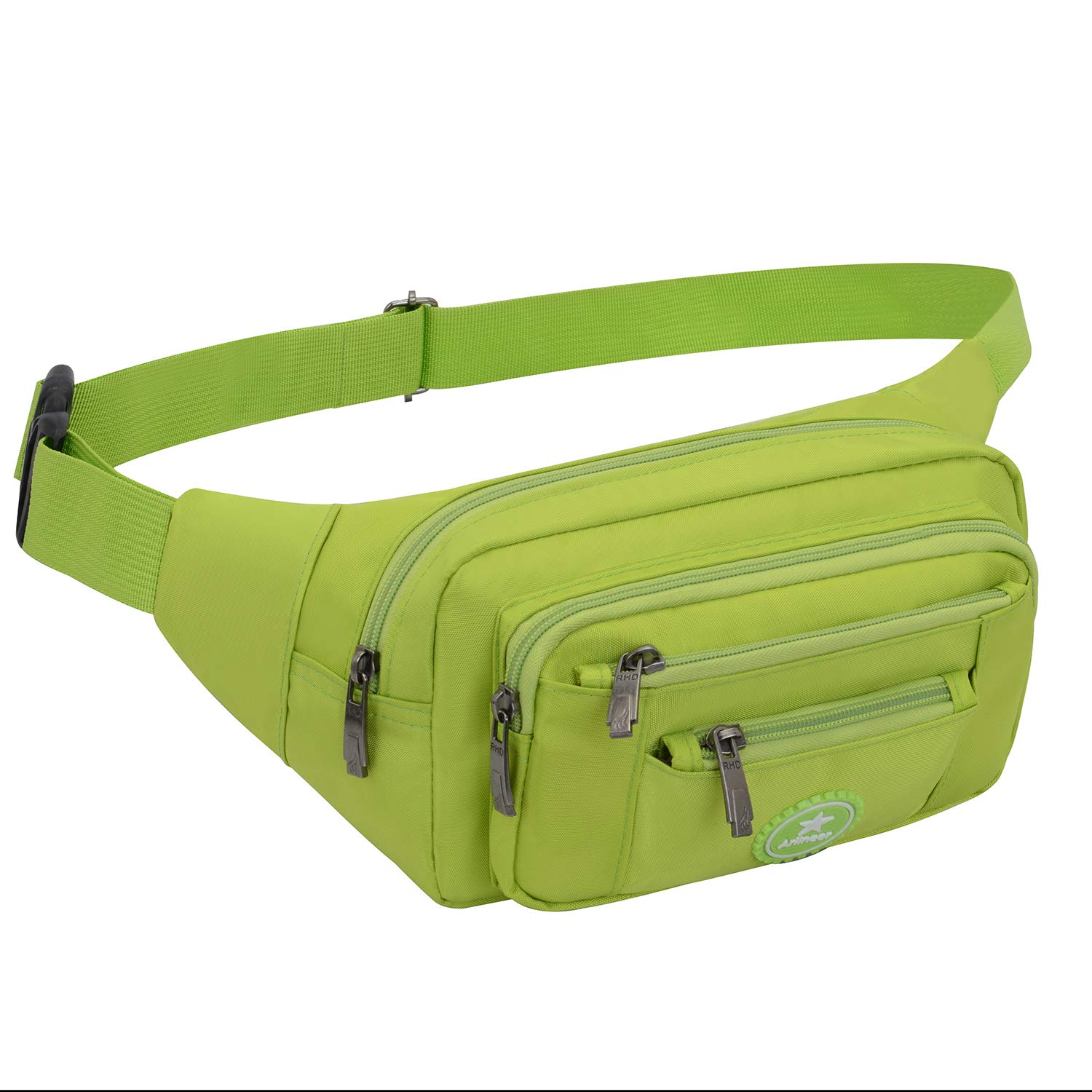 wasserdichte Hüfttasche für Herren und Damen, Sport, Laufen, Wanderrucksack, Sporttasche, Fahrradtasche für Messer und Wanderwerkzeug (grün)