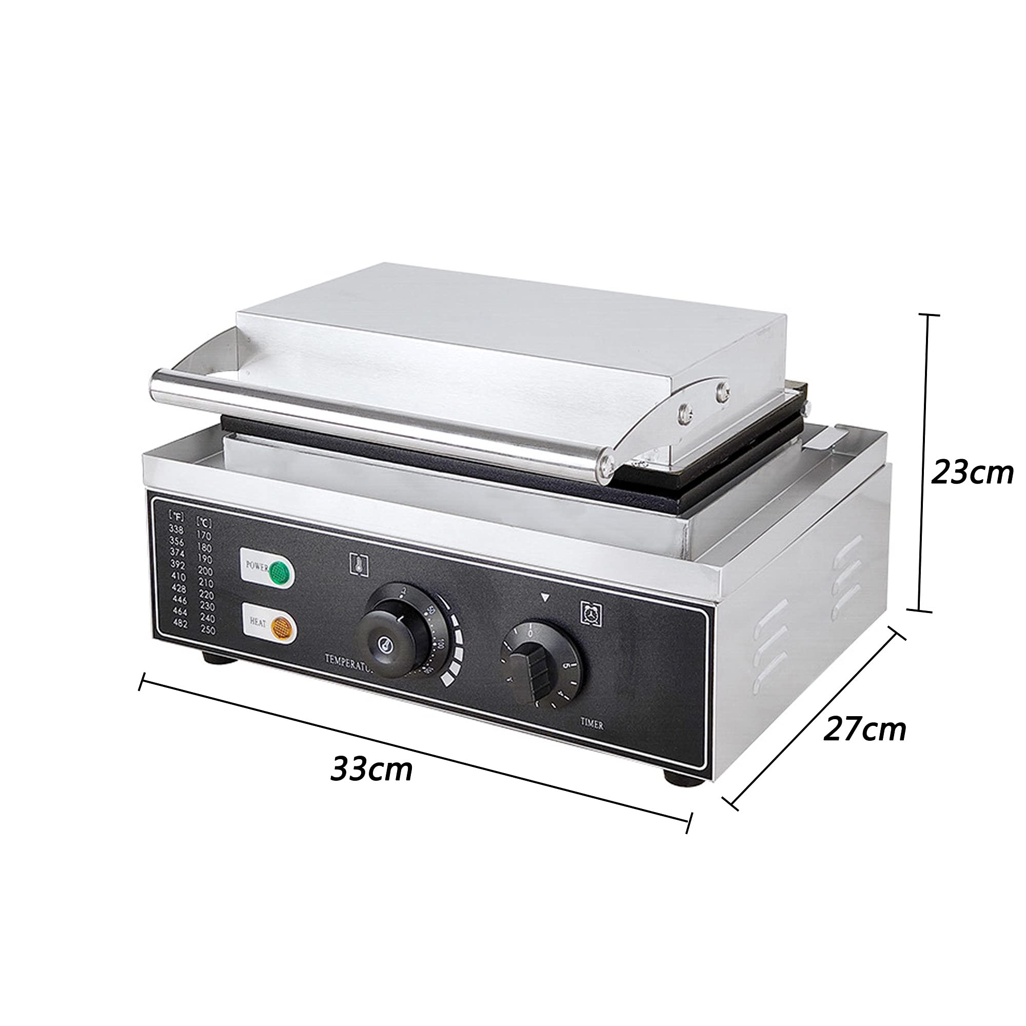Machine À Beignets Commerciale 1550W, Avec 6 Trous, 50-300 ℃, Moule De Cuisson De Beignets, Gaufres, Beignets, Friteuse À Beignets, Utilisation Pour Boulangerie Professionnelle, Magasin De Desserts,