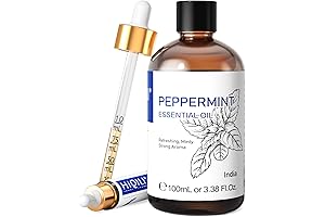 HIQILI Peppermint Oil for Homemade Spray Diffuser, 100% Pure Natural