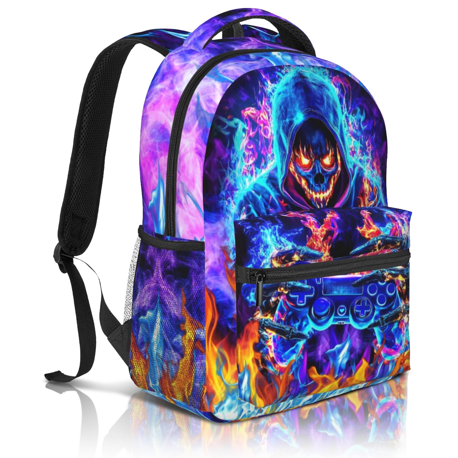 Nebcog Boys Backpack For Kids School Backpack For Boys Children Game Bookbag Teens Elementary Middle School Backpacks for Boy 6-18 Waterproof