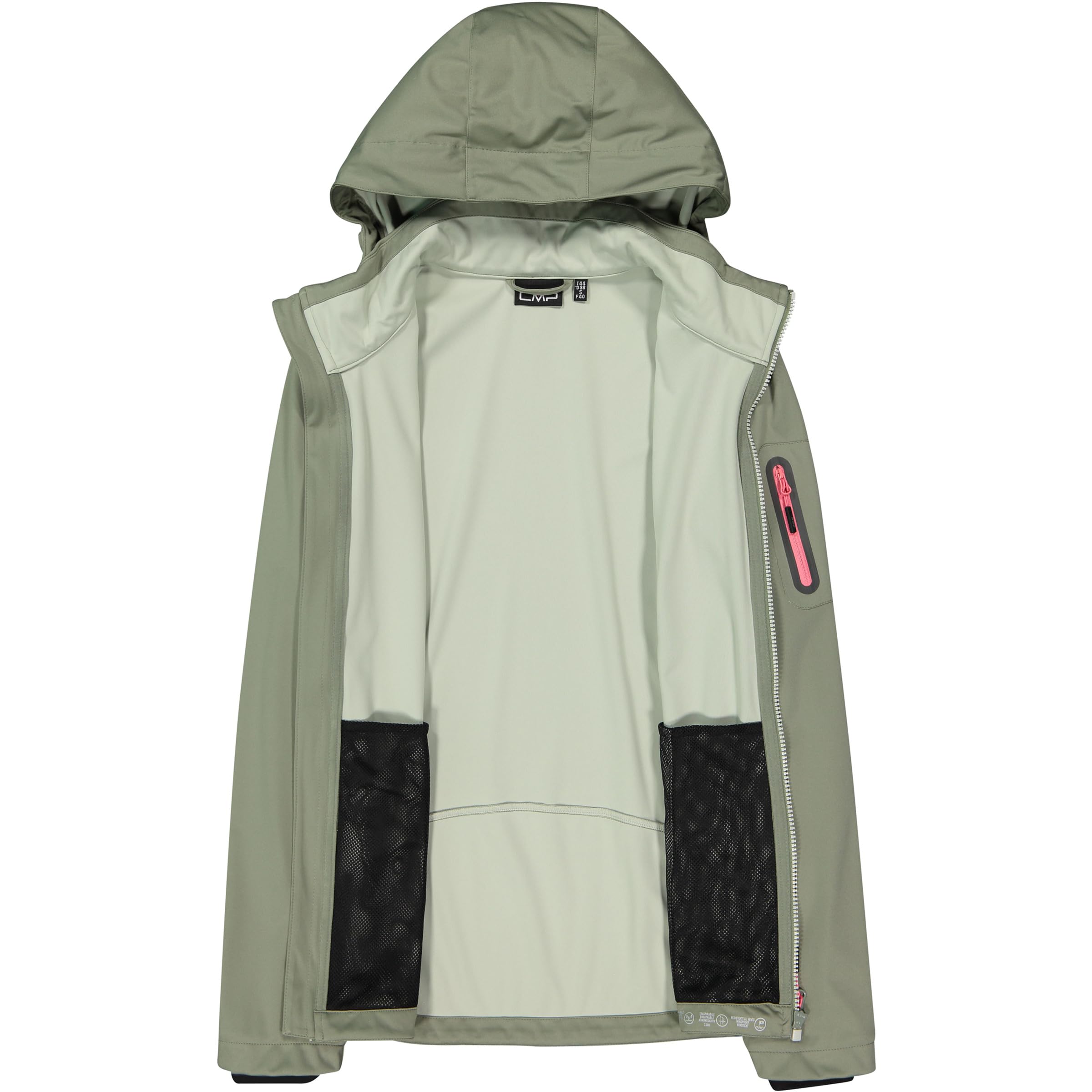CMP Damen Light Softshell Jacke, avocado, L