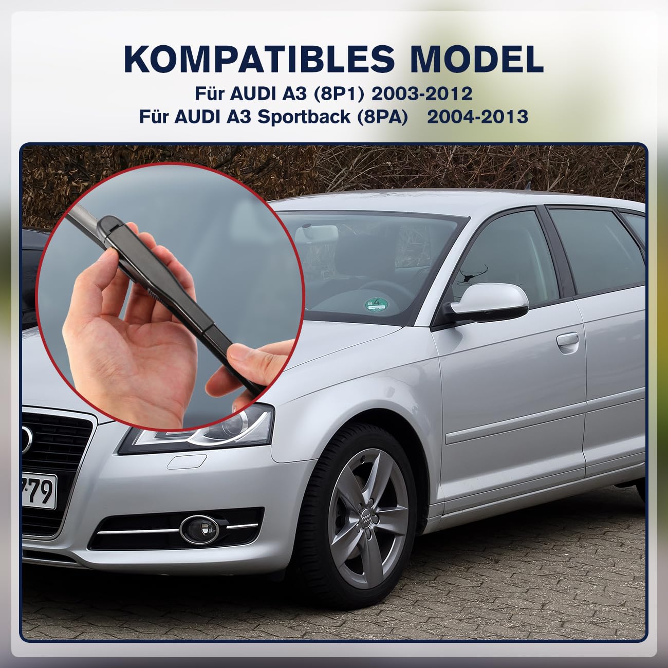OXIMO Tergicristallo Anteriore Per Audi A3 Sportback 8YA 35 TFSI Mild Hybrid 40 5901583965579
