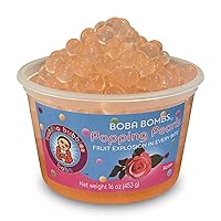 Vista 13 de Buddha Bubbles Boba - Perlas de Boba para reventar/estallar de primera calidad/Bombas de Boba / cobertura de postre (perlas de arándano)