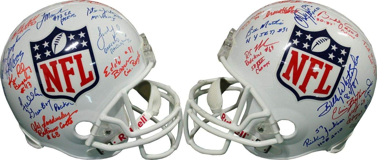 Hall of Famers & Stars Autographed NFL Helmet Autographed