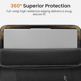 tomtoc Slim & 360 Protective Laptop Sleeve for 14-inch HP Lenovo Dell Acer ASUS Samsung Laptop Chromebook, Water-Resistant Case with CornerArmor, Fits 13.5-14.4 Inch Surface Laptop Studio/6/5/4/3