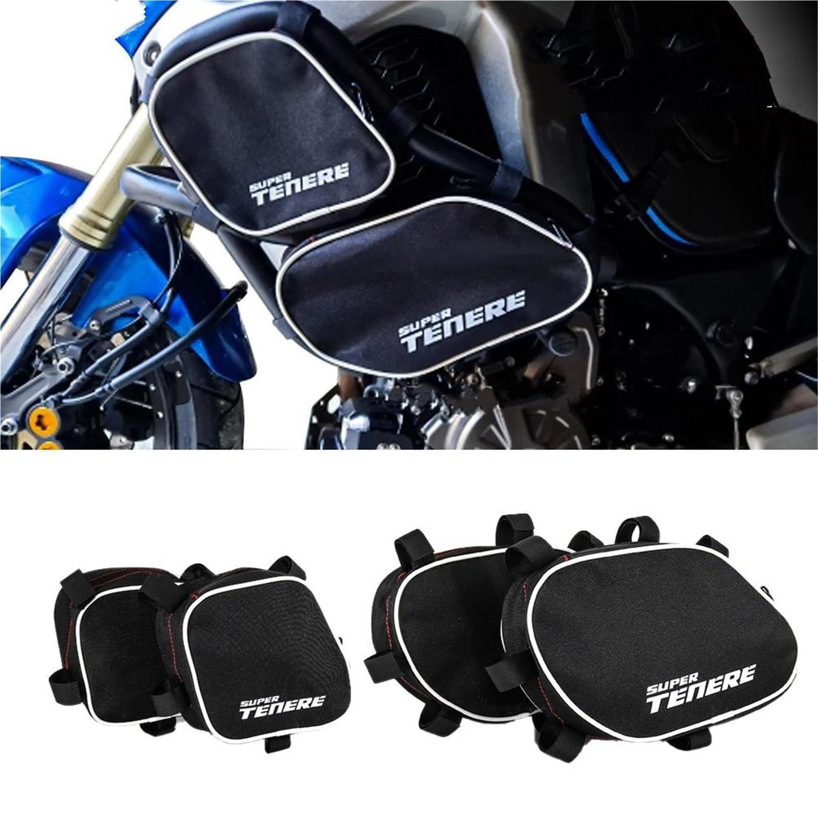 Borsa Portautensili Per Barra Di Protezione Moto – Adatta Per Yamaha XTZ 1200 Super Tenere (2010+) – Impermeabile E Resistente