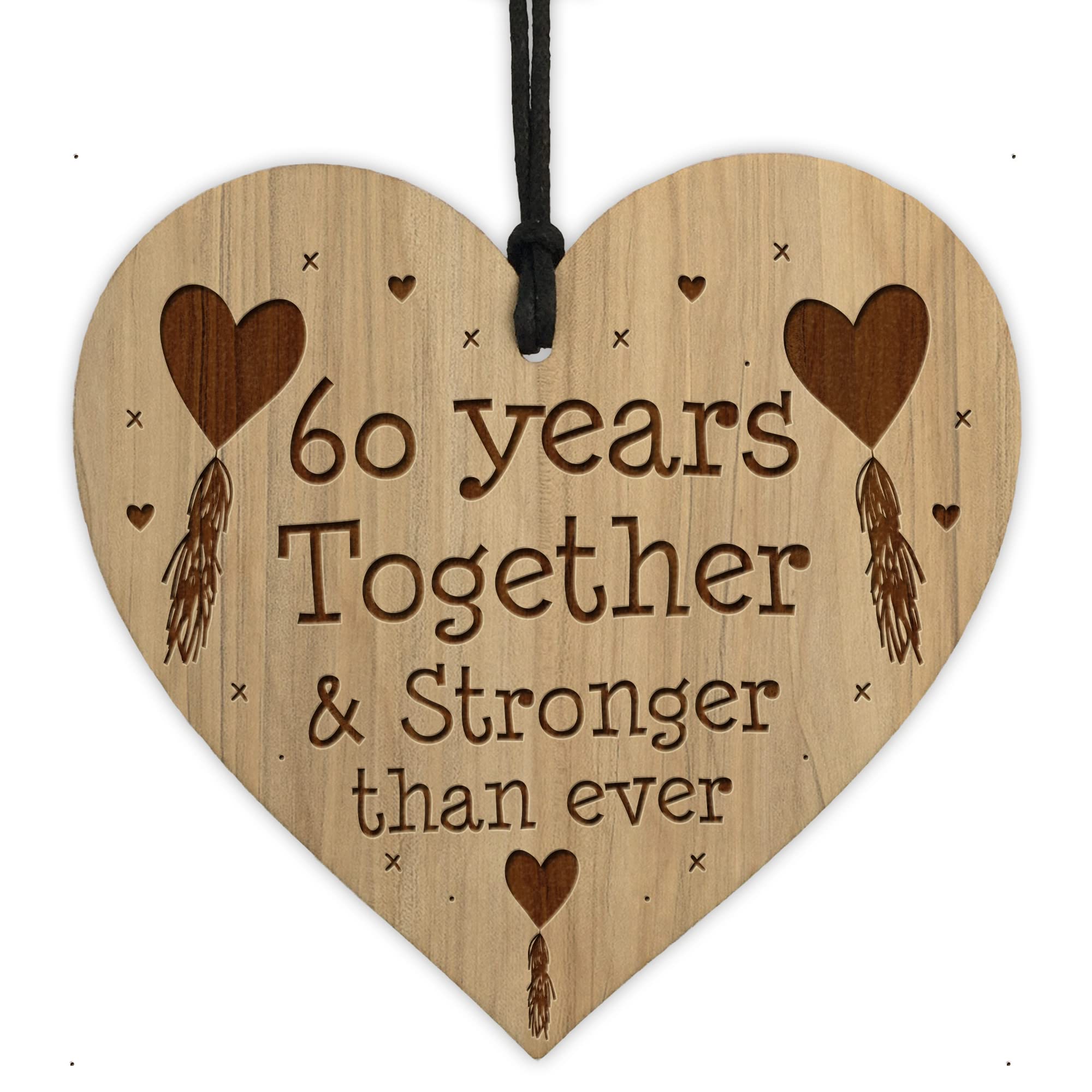 Red Ocean 60th Anniversary Him Her Wedding Husband Wife Gifts