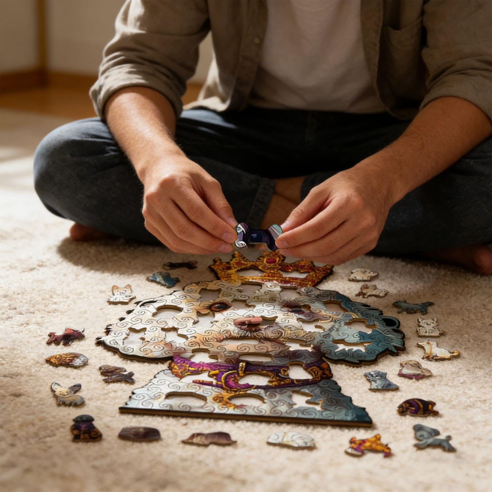 Puzzle in Legno di Cani per Adulti Puzzle Animali