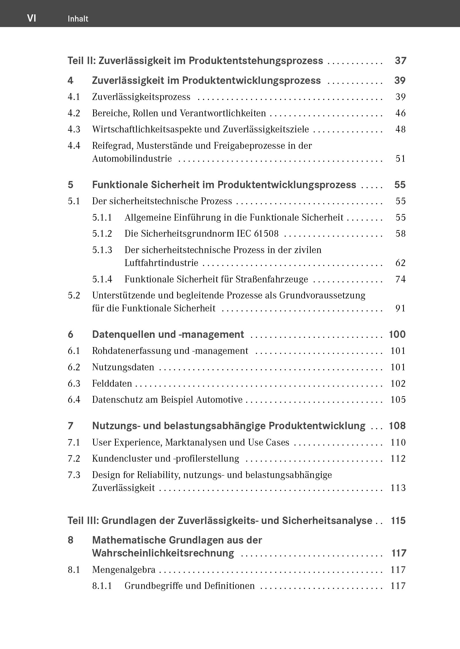 Sicherheit und Zuverlässigkeit technischer Systeme