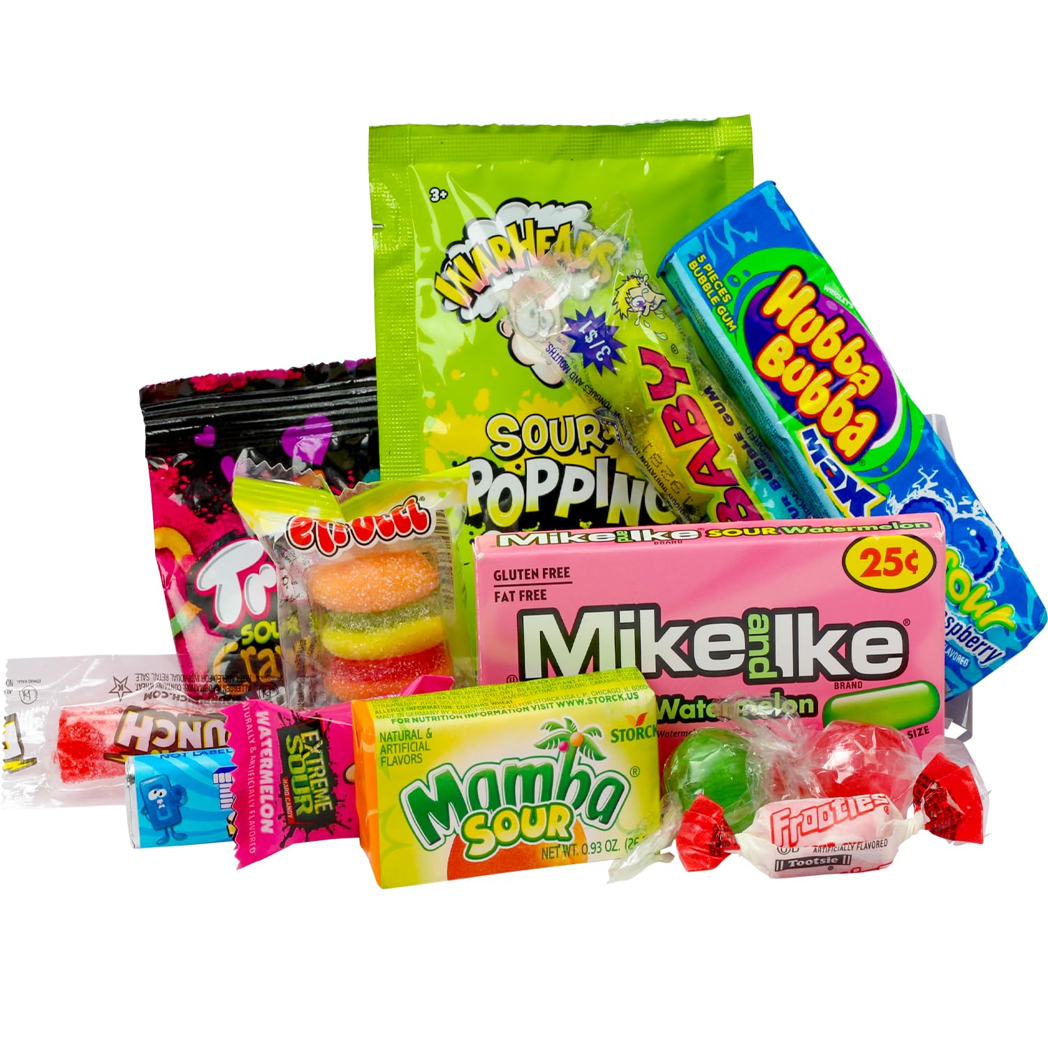 Sour Candy Variety Pack - Bulk Candy - Individually Wrapped Candy - Assorted Pinata Candy - Candy For Goodie Bags - Party Favors For Kids (4 Pounds)
