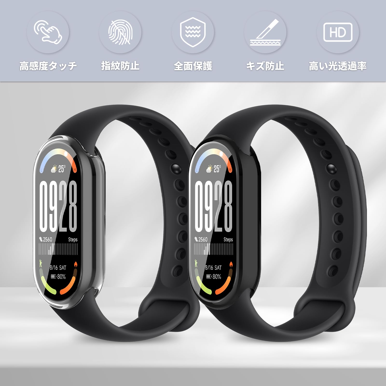 Amazon.co.jp: [Ceiband] Xiaomi Smart Band 10 対応 ケース フィルム 
