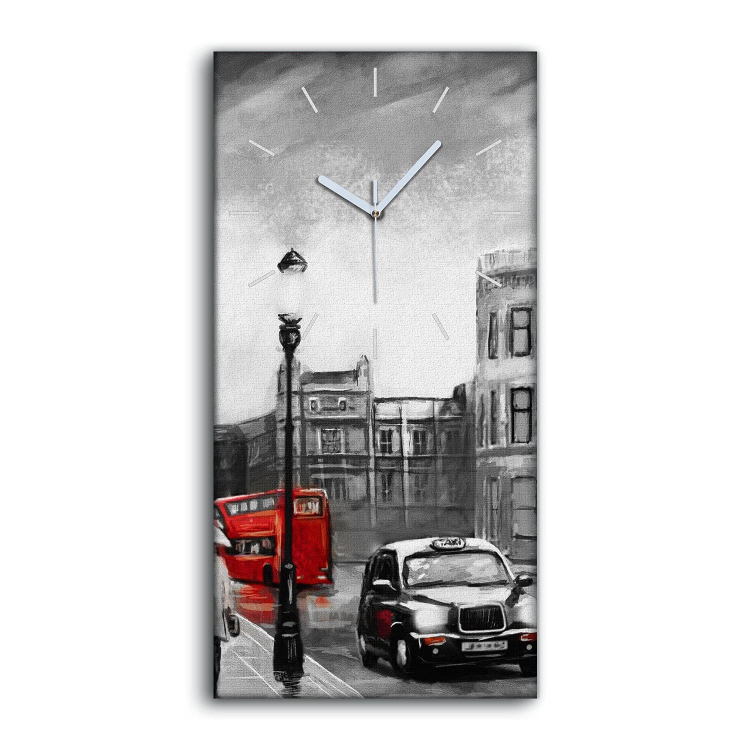Horloge sur Toile Londres Big Ben - Décoration Moderne pour Salon et Bureau