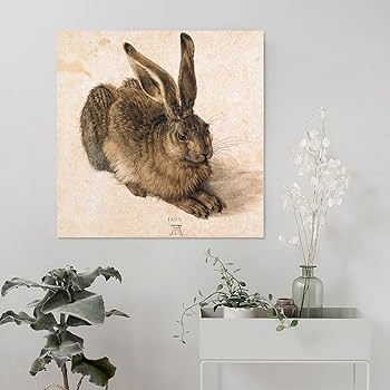 ダイヤ王国のうさぎ/絵画 Amazon.co.jp: 画家 幸野楳嶺 世界の名画 うさぎ ポスター ウォール