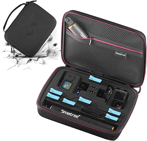 Smatree Funda de transporte compatible con GoPro Hero 1211109876543+3GoPro Hero 2018 (cámaras y accesorios no incluidos)