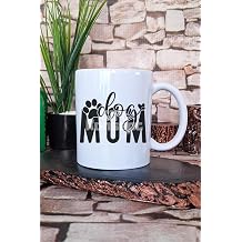 Dog Mom Temal  K pek Annesi K peksever Hediyelik Bask l   ay Kahve Sunum Kupa Bardak, QBM5795