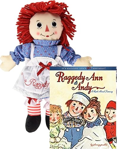 Aurora World Raggedy Ann Doll 16'' and Book Gift Set