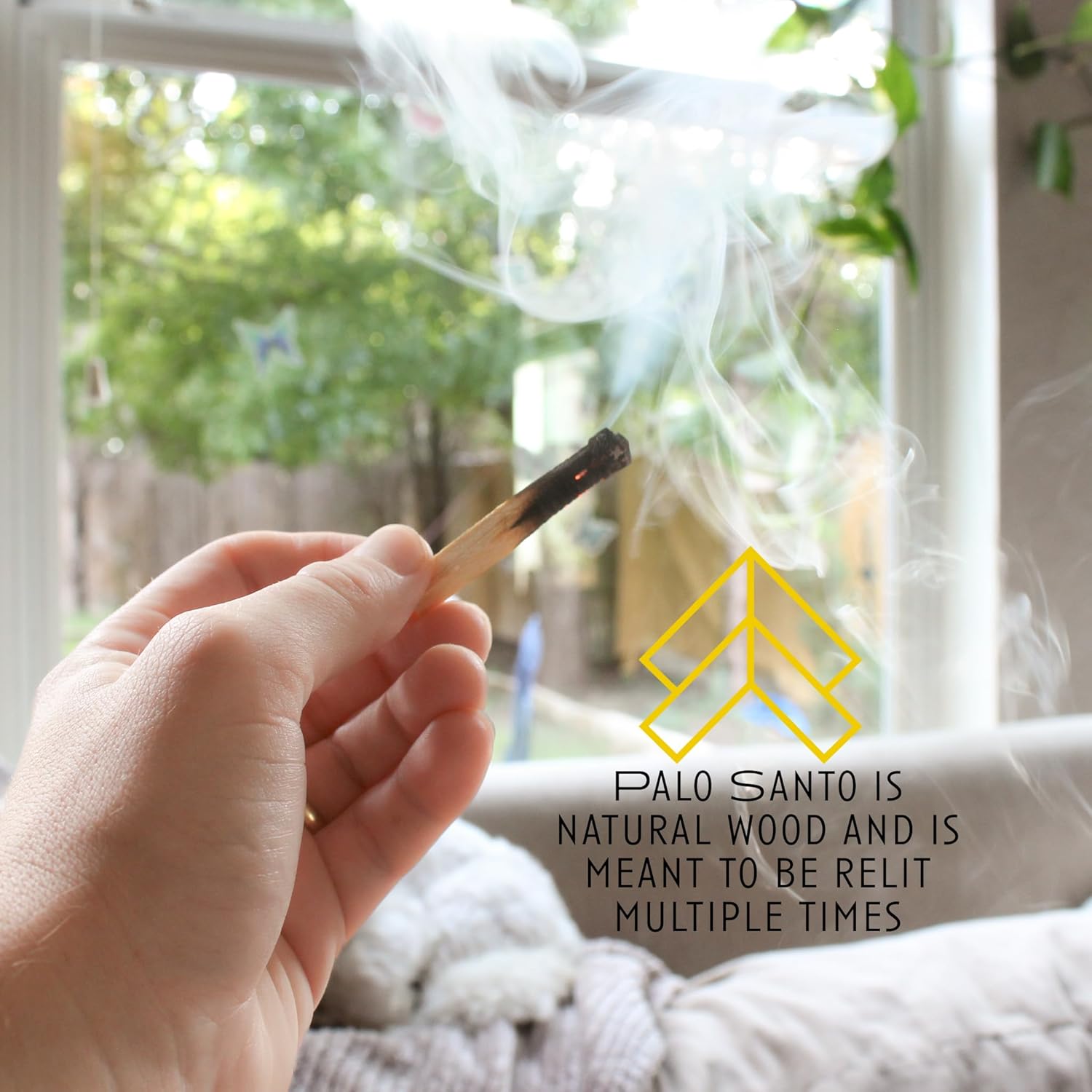 Palo Santo Sticks – High-Resin Holy Wood | Sustainable Peruvian Incense for Meditation & Cleansing (90 Count, 2-inch Sticks) - 6 Pack