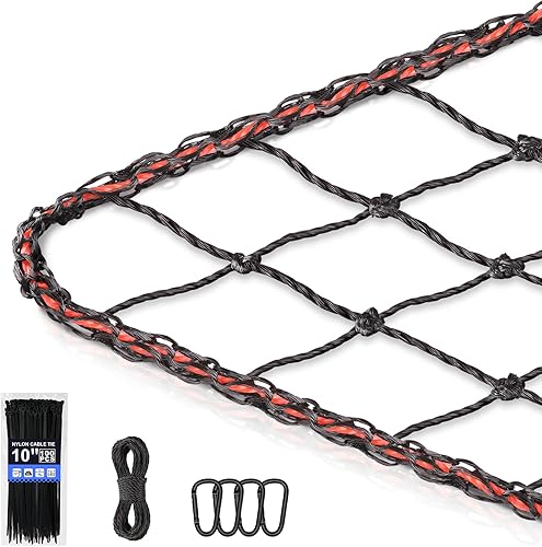 Redes de respaldo de béisbol y softbol, redes de práctica deportiva de alta resistencia, barrera de red deportiva, red de pelota de bricolaje, red