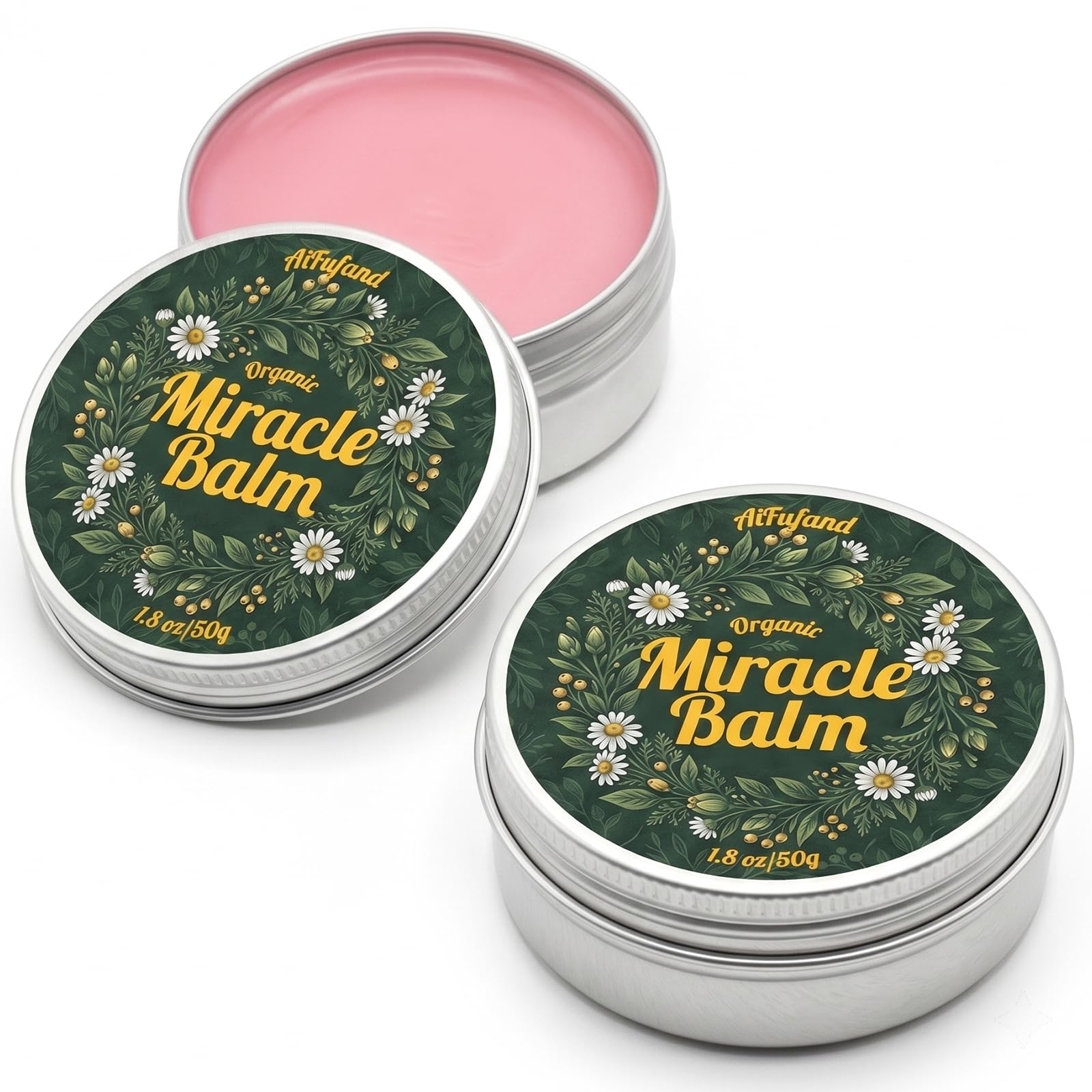 Miracle Balm Botanical Moisturizer for Dry Skin, Green