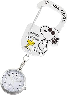Fieldwork(フィールドワーク) 懐中時計 スヌーピー カラビナウォッチ ホワイト PNT022-1
