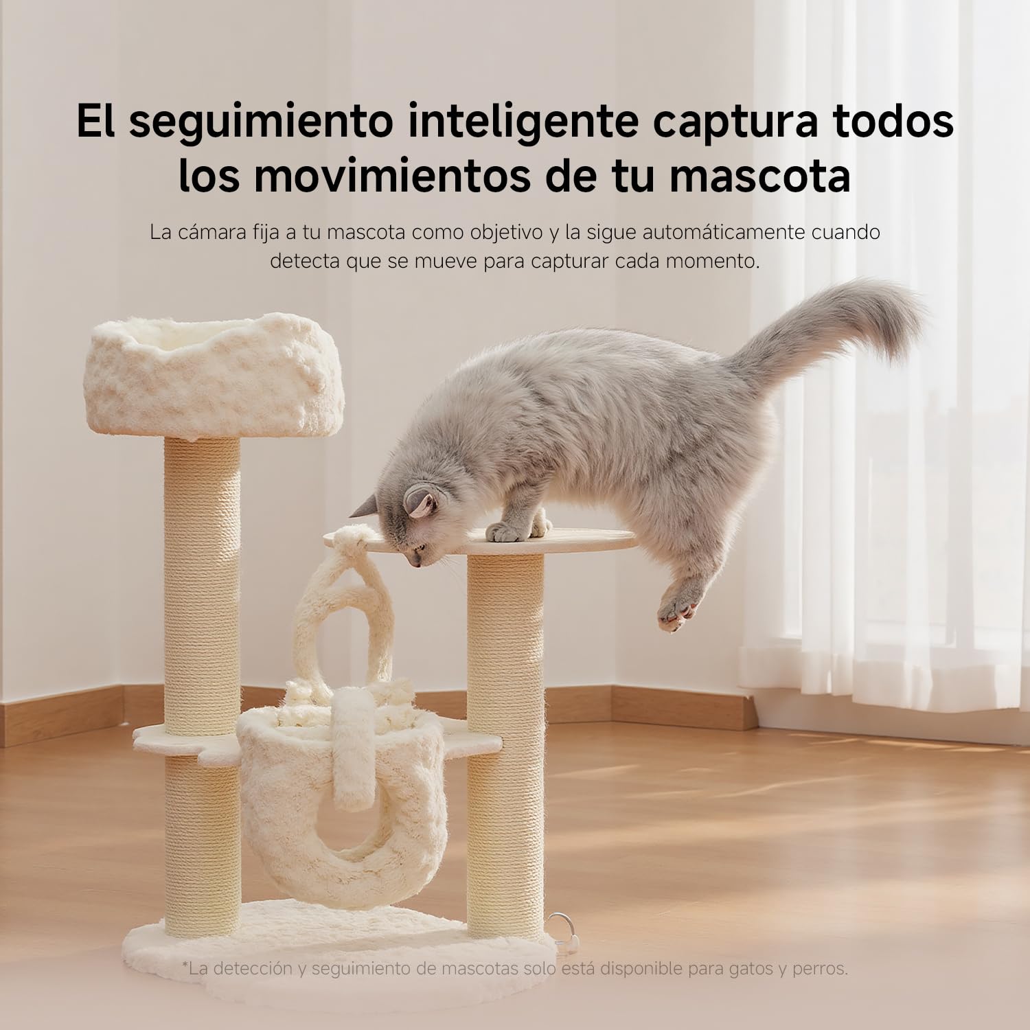 XIAOMI C201 Camara Vigilancia WiFi Interior, 1080P HD 360° Camara Vigilancia, Detección de Personas y Mascotas, Seguimiento Dinámico, Audio Bidireccional, Control Remoto, Compatible con Alexa y Google