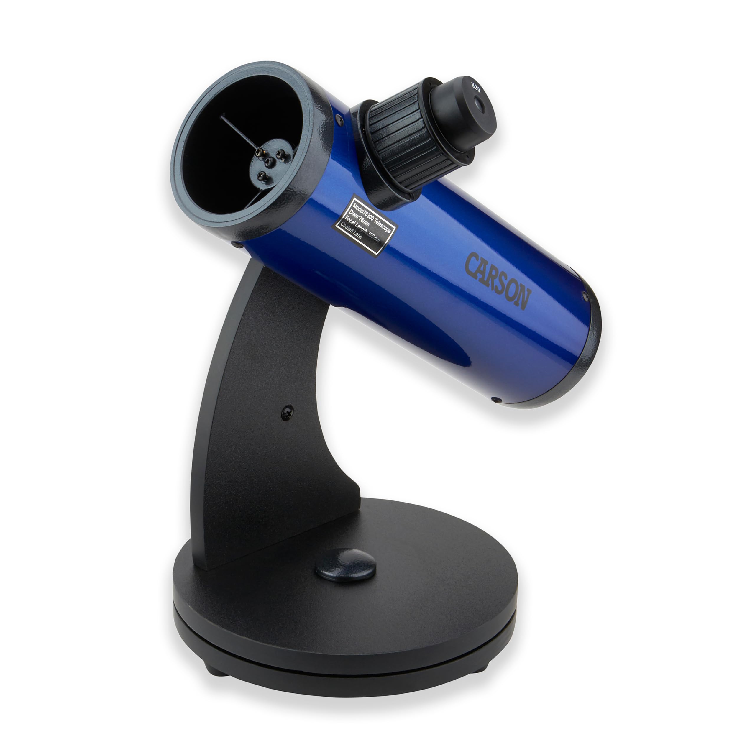 Carson SkySeeker Newtonian Reflector Telescope with Dobsonian Mount, 15-37.5X, Blue (JC-200)