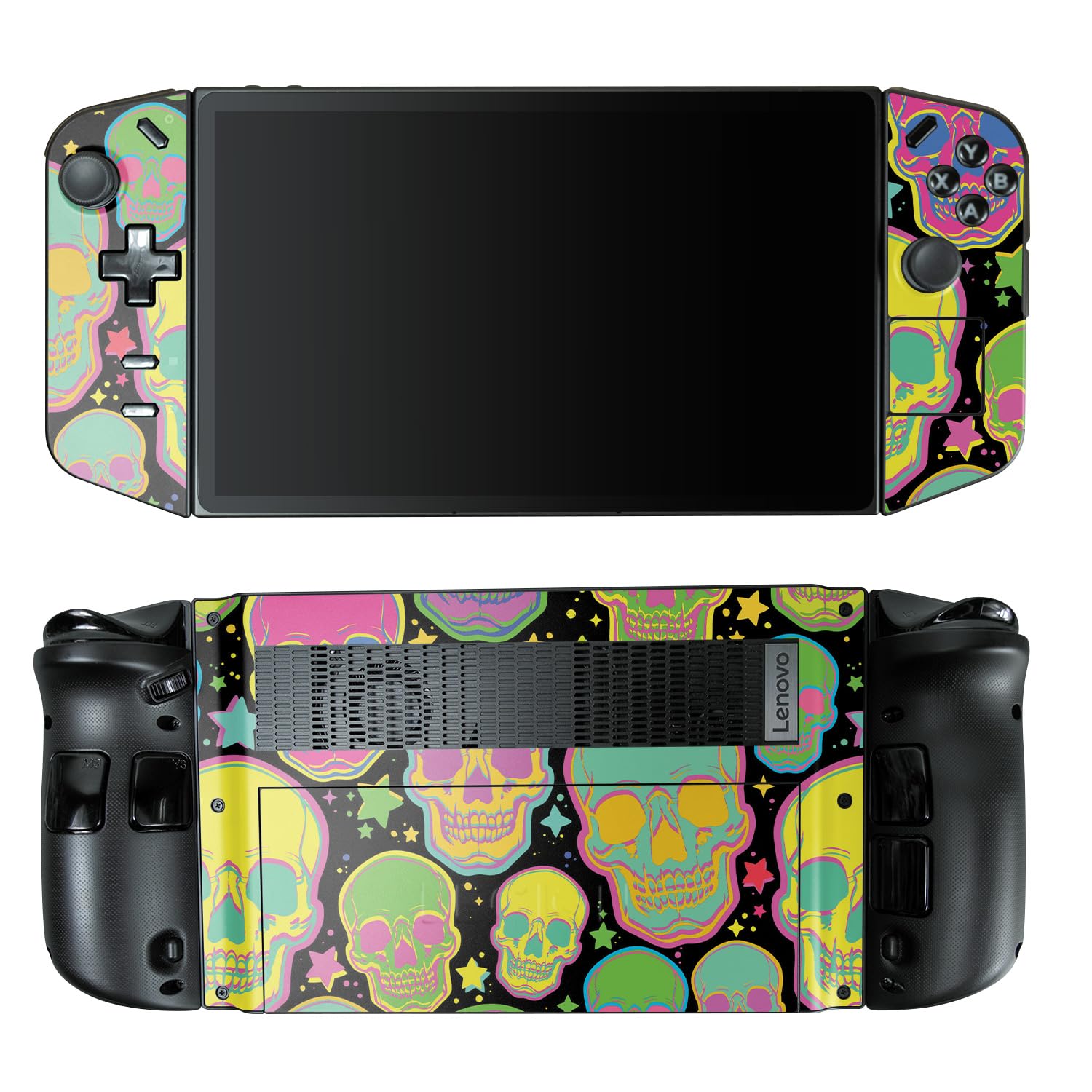 Gaming Skin Compatible with Lenovo Legion Go - Candy Skulls - Premium 3M Vinyl Protective Wrap Decal Cover - Easy to Apply | Crafted in The USA by