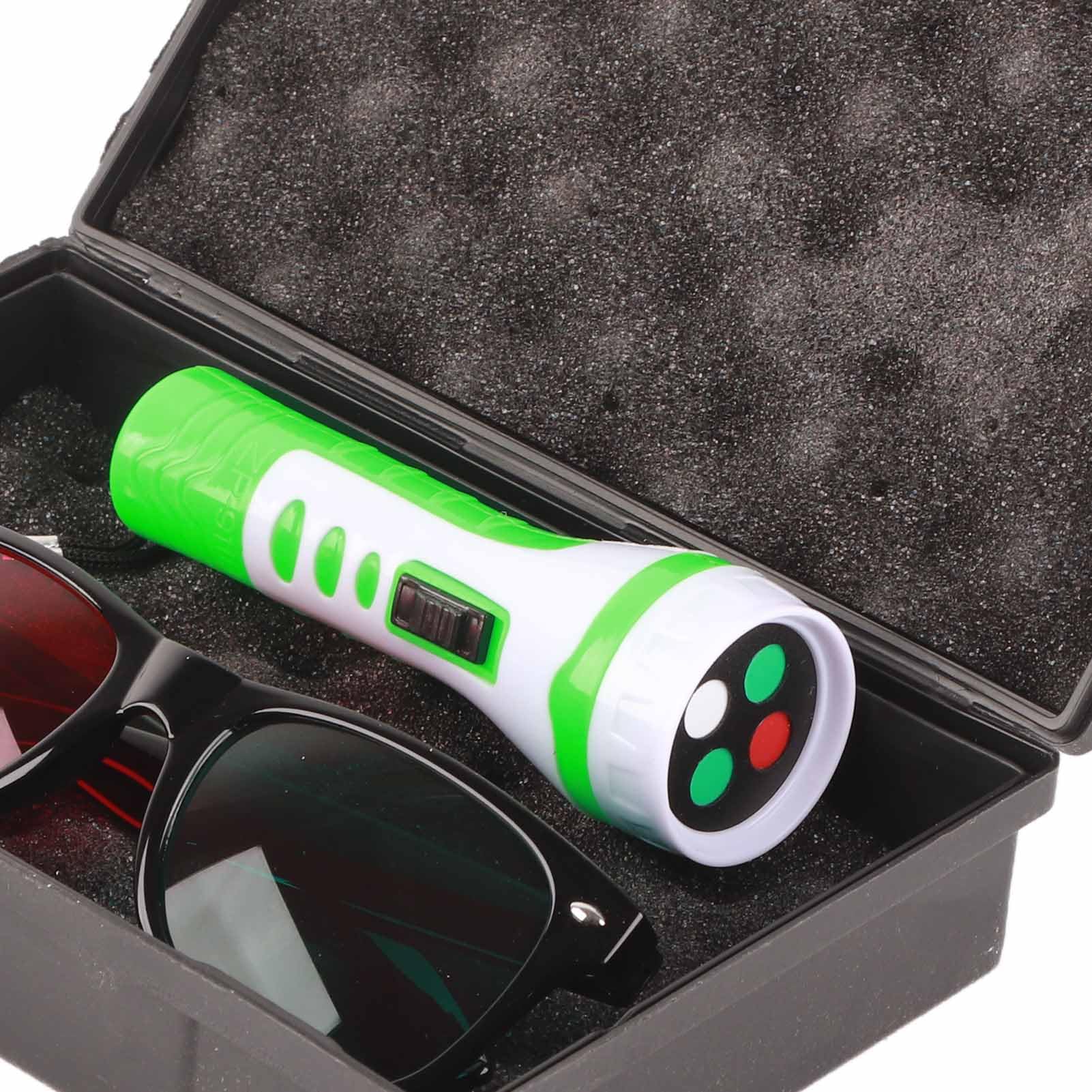 Generic Worth Test de Quatre Lumières Rouge Vert Filtrage Complet Éviter les écarts 1200 MAh Lampe de Test Portable à 4 Points pour Déterminer le Dysfonctionnement de la Visuelle