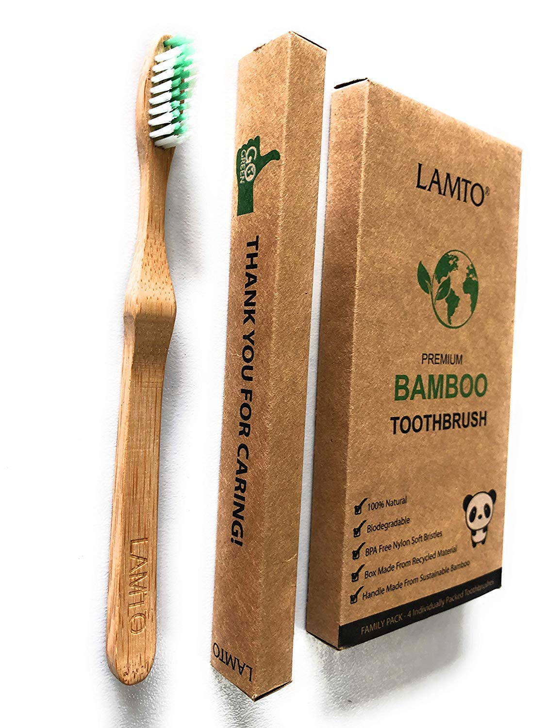 Free Shipping 🛒 Organic Bamboo Toothbrush 50% Off Discount Organic Bamboo Toothbrush