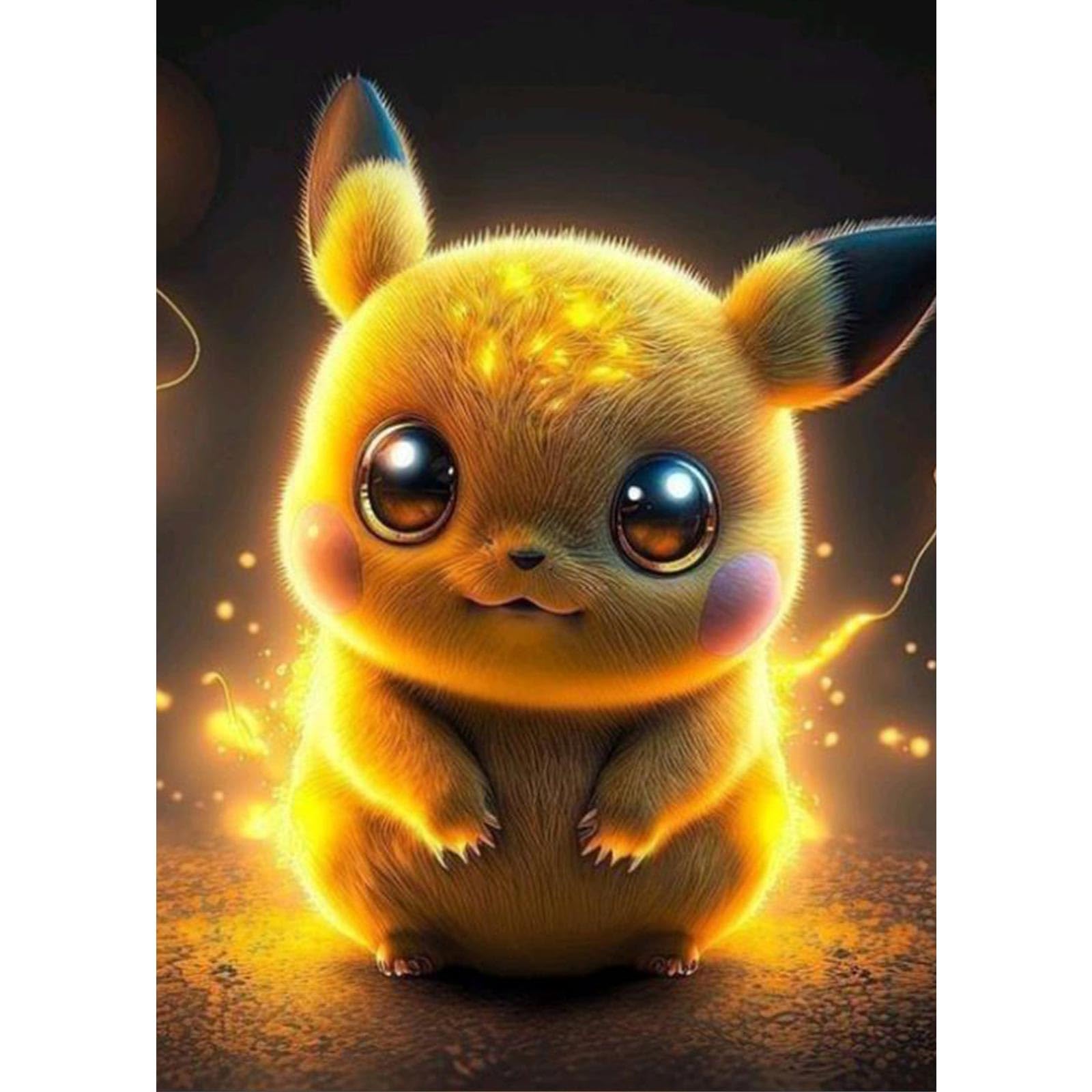 5D Cartoon Diamond Painting Kits for Adults,Cartoon Diamond Art Kits for Kids Beginners,Round Full Drill Animal Diamond Art Painting,DIY Paint with Diamonds Gem Painting Art 12x16 inch