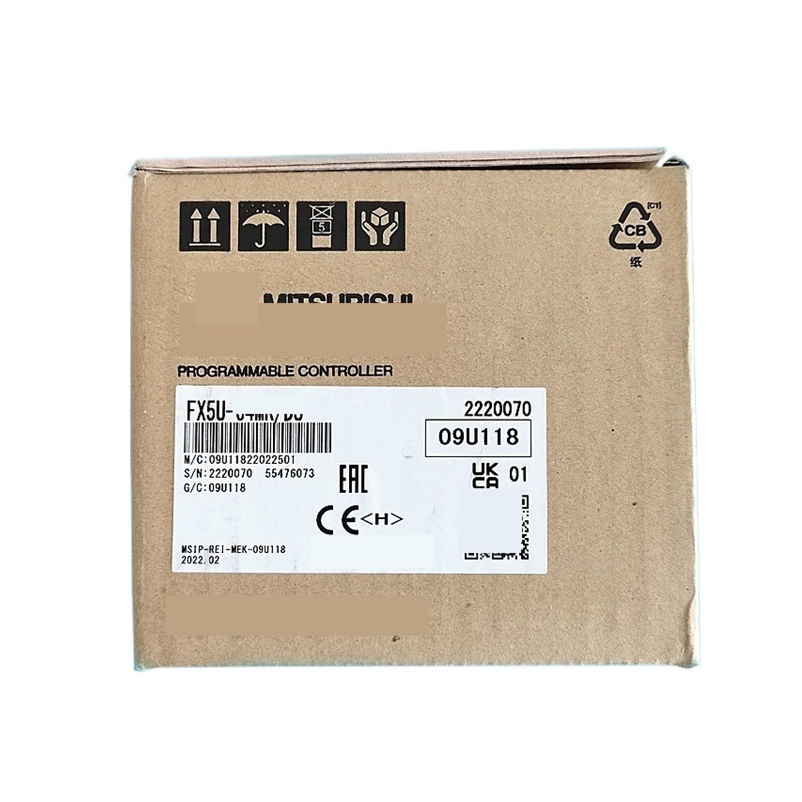 Module PLC Contrôleur Programmable PLC FX5U-32MT/DS FX5U-32MR/DS, contrôleur Robot 5 axes