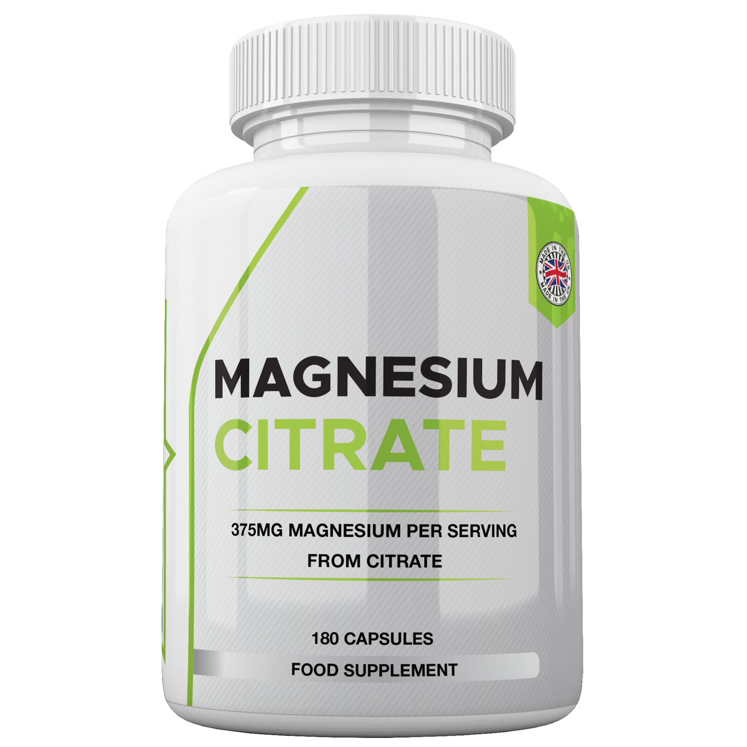 Buy Magnesium Citrate s 1250mg of Citrate Providing 375mg of Pure