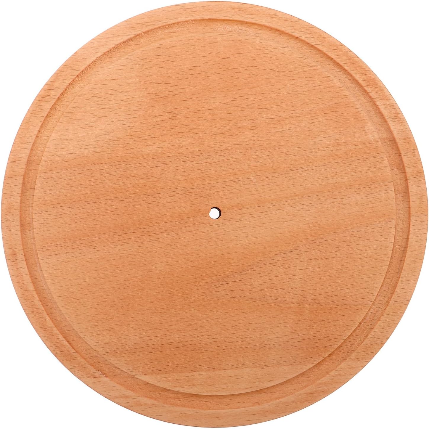 Cheese Curler Wood Base: Cheese Shaver Base Tray for Create Beautiful Rose - Replacement Rotating Board with Center Hole (8.74 Inch, Disc Only)