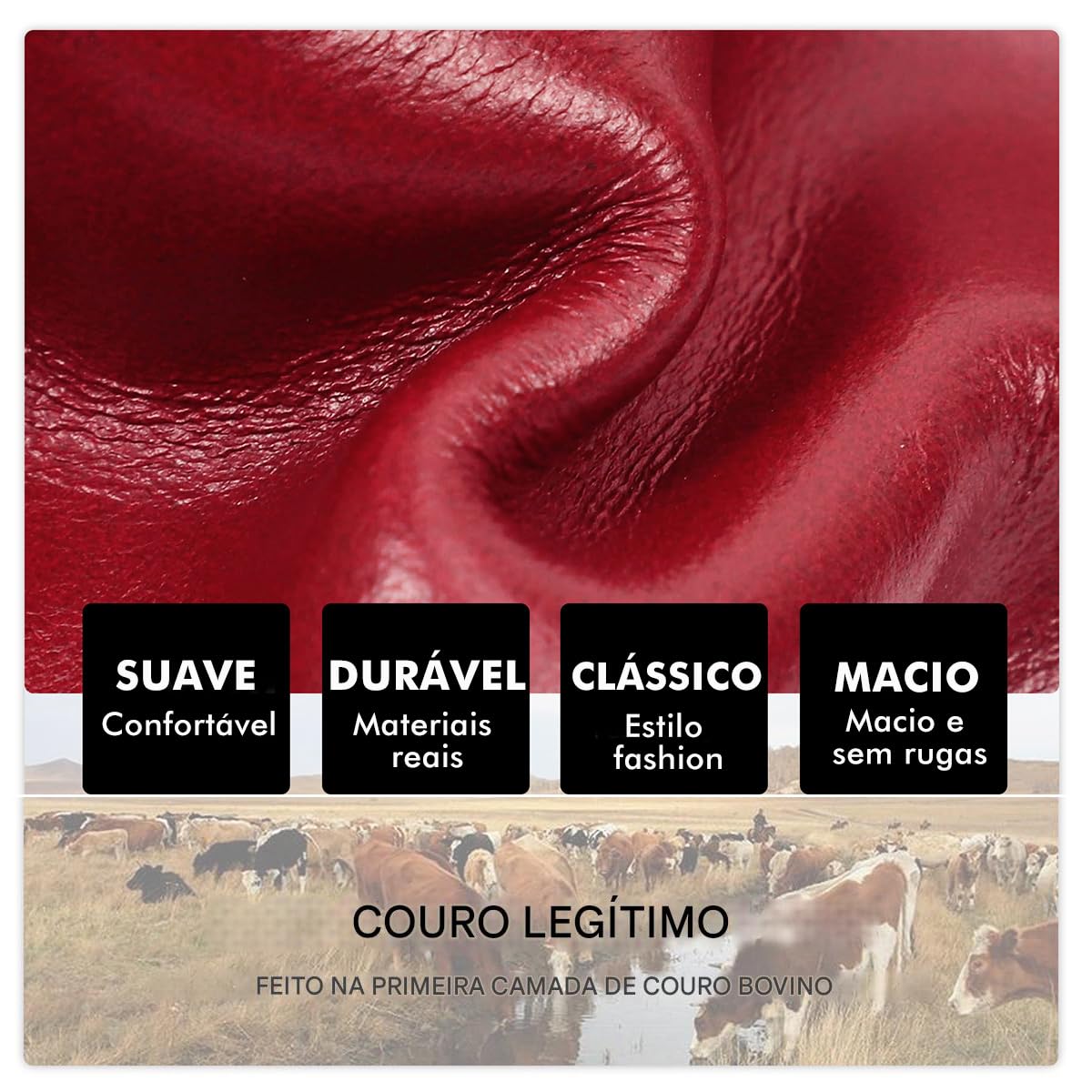 Contacts Carteira Bifold Feminina em Couro Legítimo com 15 Porta-Cartões, Bolso para Moedas, Compartimento para Notas, Porta-ID e Suporte para Celular, Compacta e Luxo(Vermelho) em promoção! Veja a oferta e mais achadinhos de Bolsas 9 Hoje é o melhor dia para comprar Contacts Carteira Bifold Feminina em Couro Legítimo com 15 Porta-Cartões, Bolso para Moedas, Compartimento para Notas, Porta-ID e Suporte para Celular, Compacta e Luxo(Vermelho) com aquele preço maroto! Promoção! Aproveite a oferta! 9