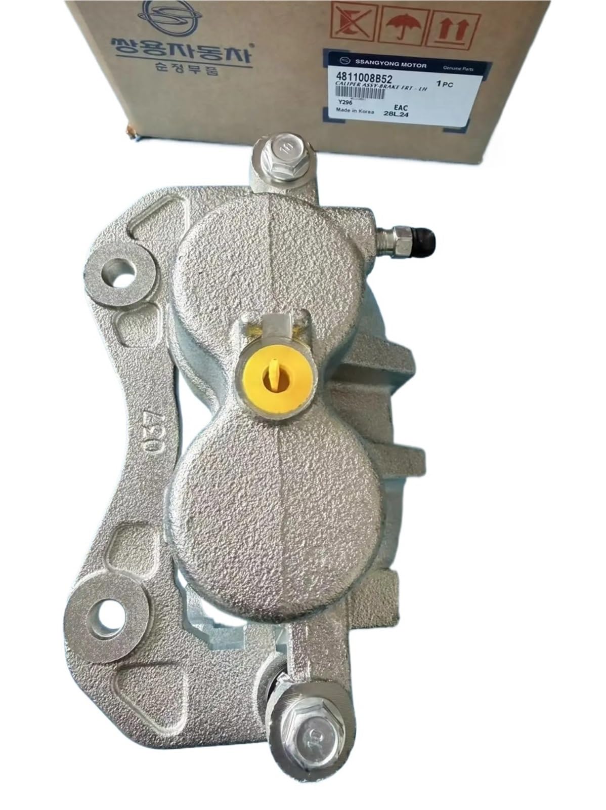 Retractor Pistones Apto para Ssangyong Rexton Pistones Freno En Frenos Disco | 2004-2017 para Actyon Sports II 2013-2019 Conjunto de pinza de freno delantero izquierdo