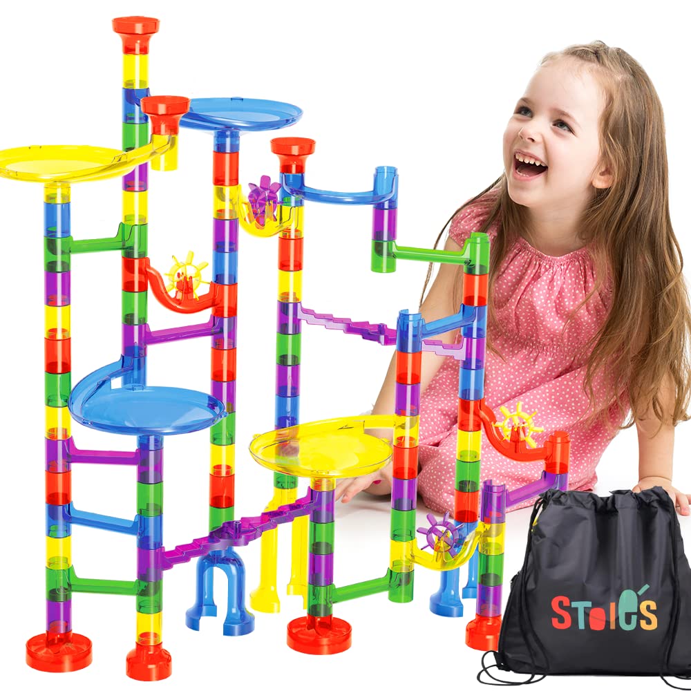 Buy Stoie's Marble Runs Set 109 Pieces Marble Run for 3 year olds