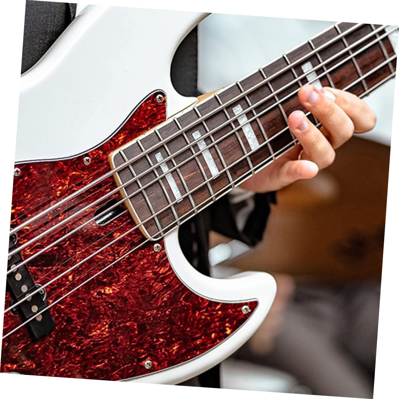 Abaodam Bass Strings Made of Stainless Steel Thin and Balanced Bass Guitar Accessories Bass Metal Strings Bass Maintenance