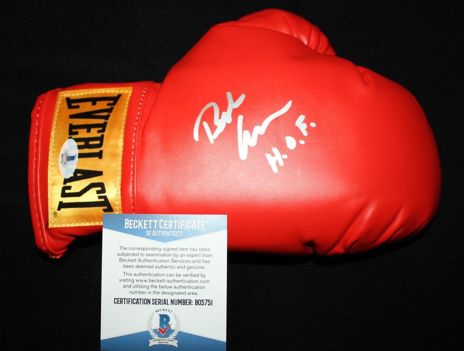 Bob Arum signed & inscribed boxing glove, Ali, Pacquiao,Top Rank, Beckett BAS - Autographed Boxing Gloves