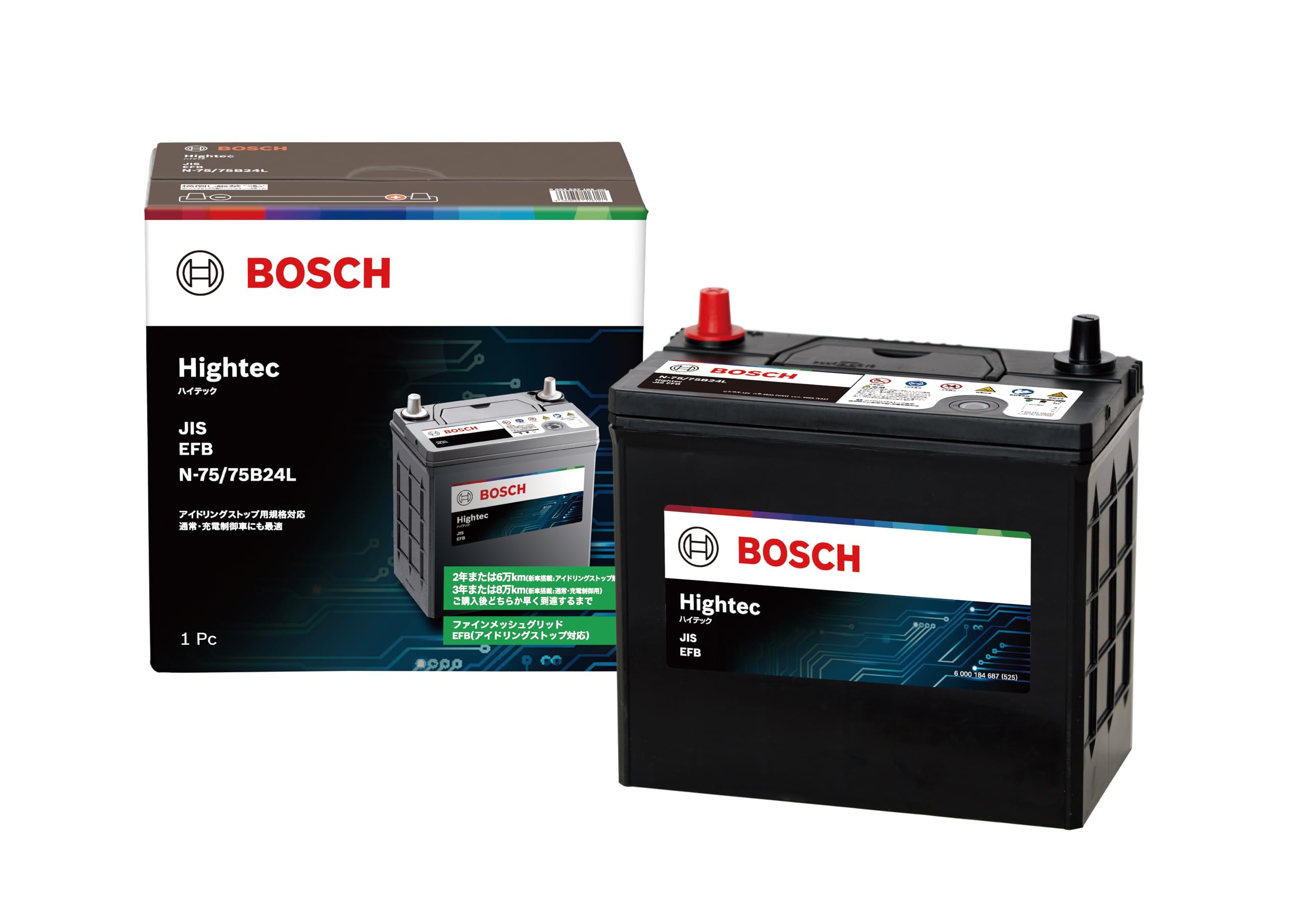 Amazon.co.jp: BOSCH (ボッシュ) 国産車バッテリー HT-N-75 Amazon.co.jp: BOSCH (ボッシュ) 国産車バッテリー HT-N-75