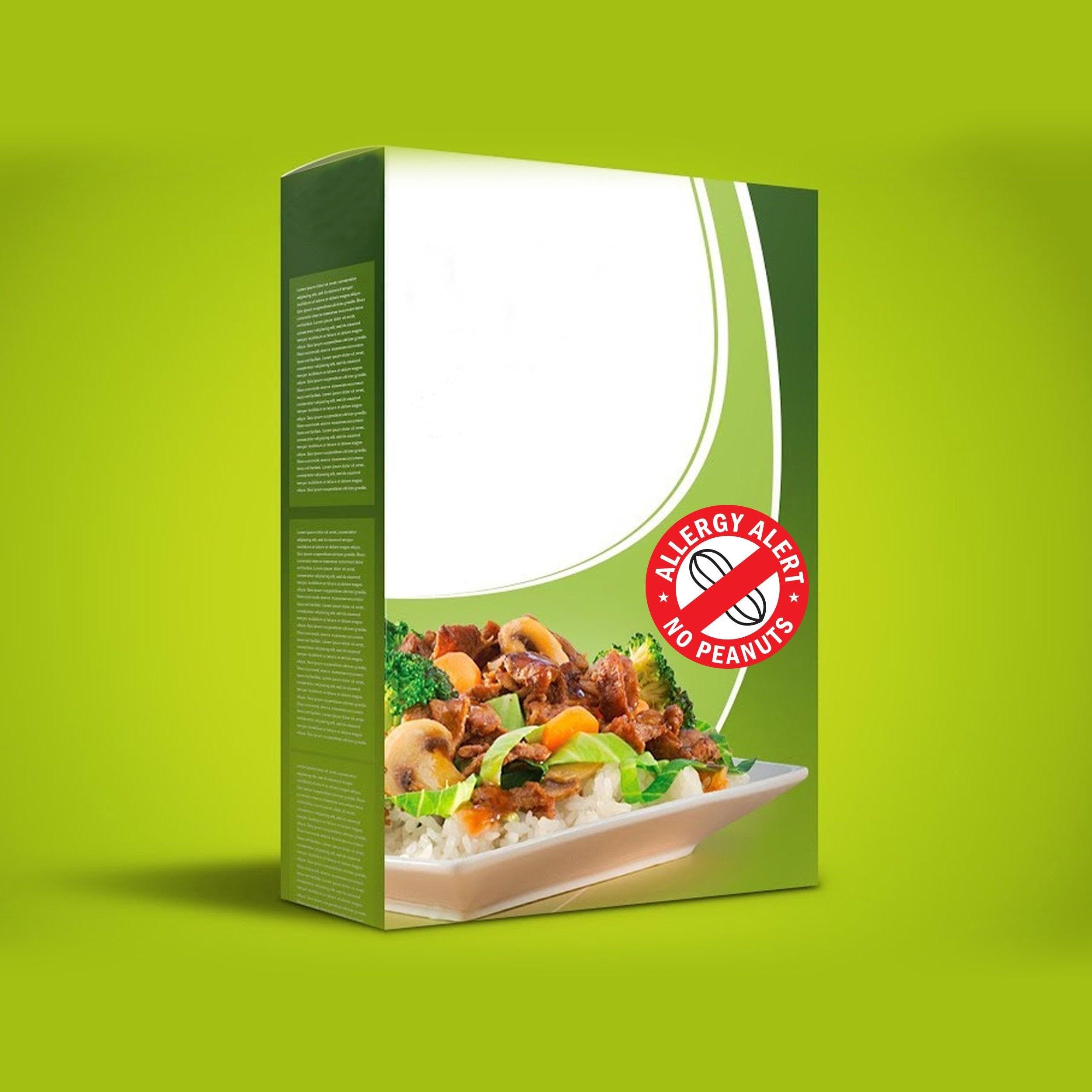 Sesam-Allergen-Warnetiketten - Sichere Allergieprävention Aufkleber! - Ohne Sesam / 500