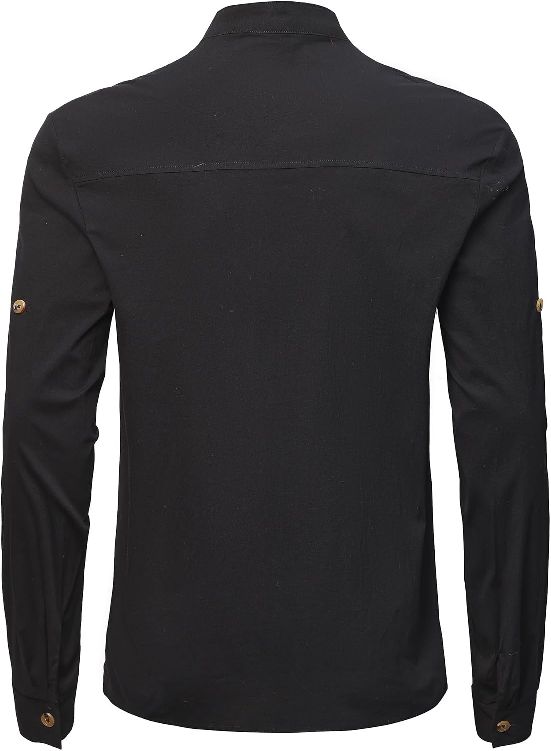 BAKUGOU Renaissance Shirt Men Long Sleeve Mediveal Viking Victorian Celtic Halloween Costume Shirt Top - Image 3