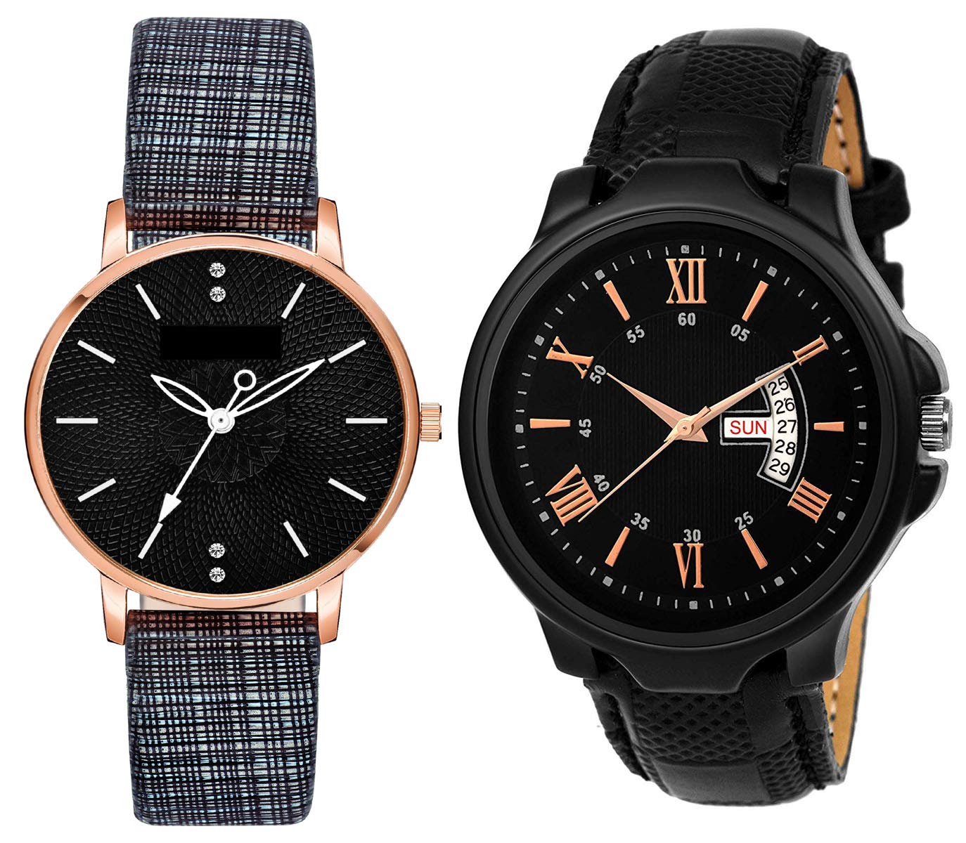 CLOUDWOOD Analogue Round Multicolored Dial Mens & Womens Couple Watch(MT312-236B) (B08V5BKK4X) Amazon Price History, Amazon Price Tracker