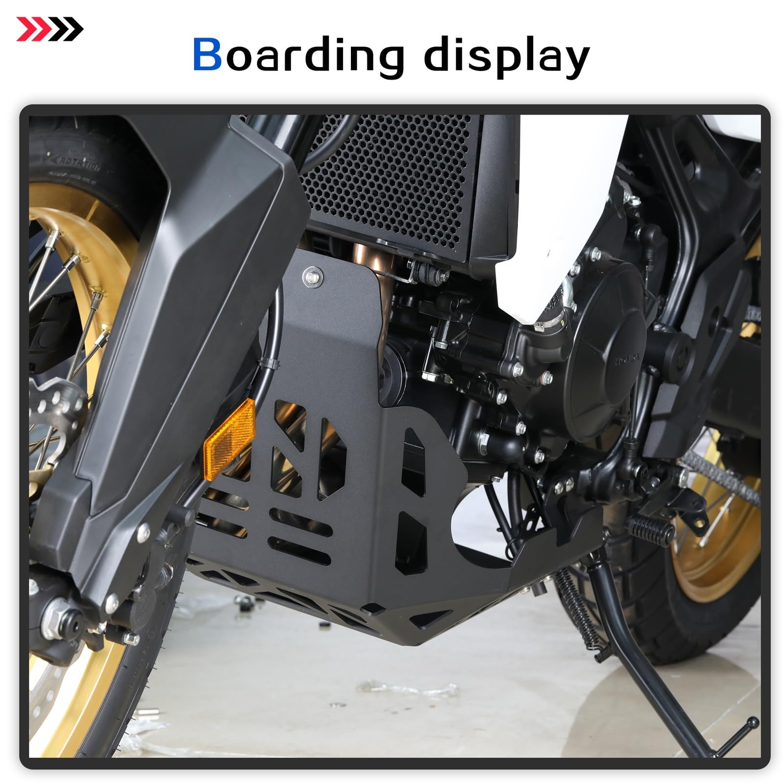 Telaio del corpo Kit Copertura di protezione del motore della motocicletta, piastra paramotore in acciaio al carbonio spessa adatta per Honda XL750 NATO SALP 2024 2023