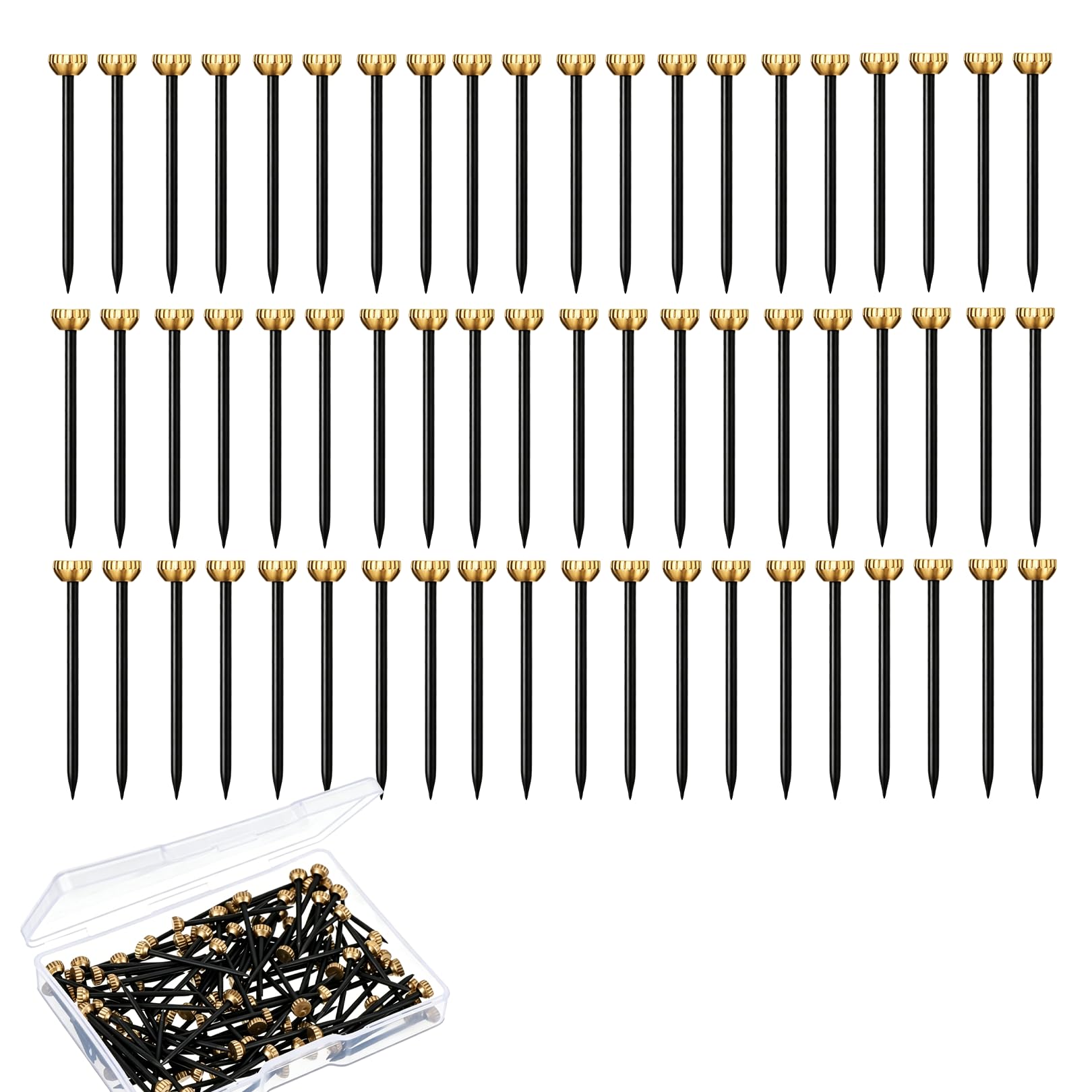 60 Pcs Nails for Hanging Pictures,Picture Hanging Nails for Walls Wood